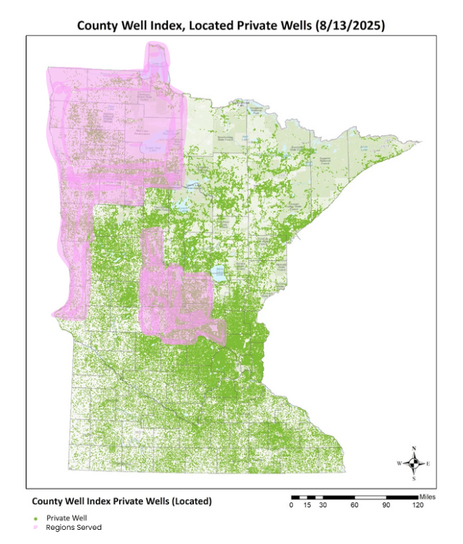MN Well Water Stewards Regions MN Well Water Stewards Regions